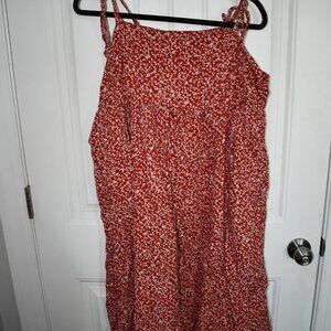 🍒 Old Navy Red Floral Dress 🍒